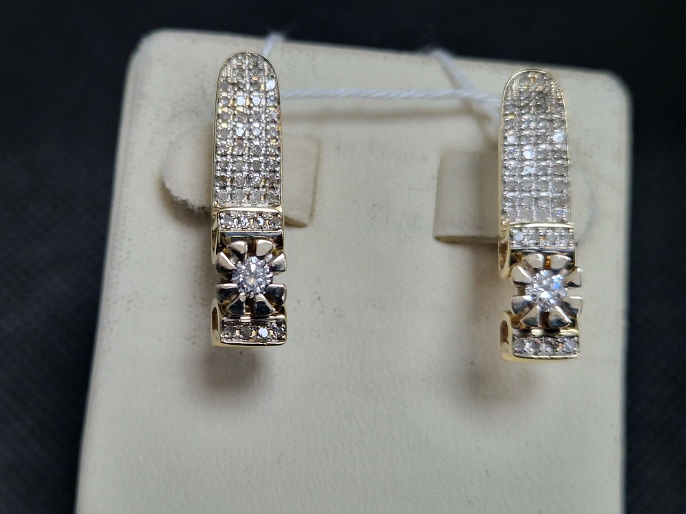 СЕРЬГИ БРИЛЛИАНТ (Au 585)