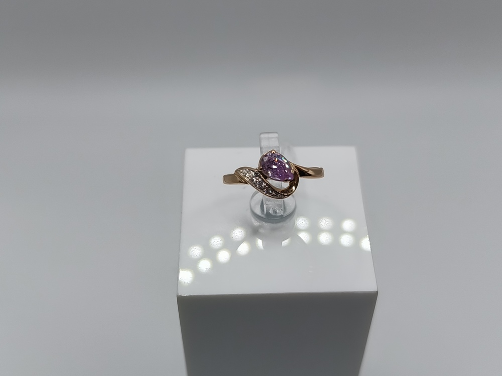 КОЛКМ585 КОЛЬЦО С КАМНЕМ (Au 585)