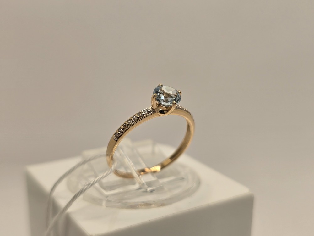 КОЛКМИ585 КОЛЬЦО С КАМНЯМИ (Au 585)