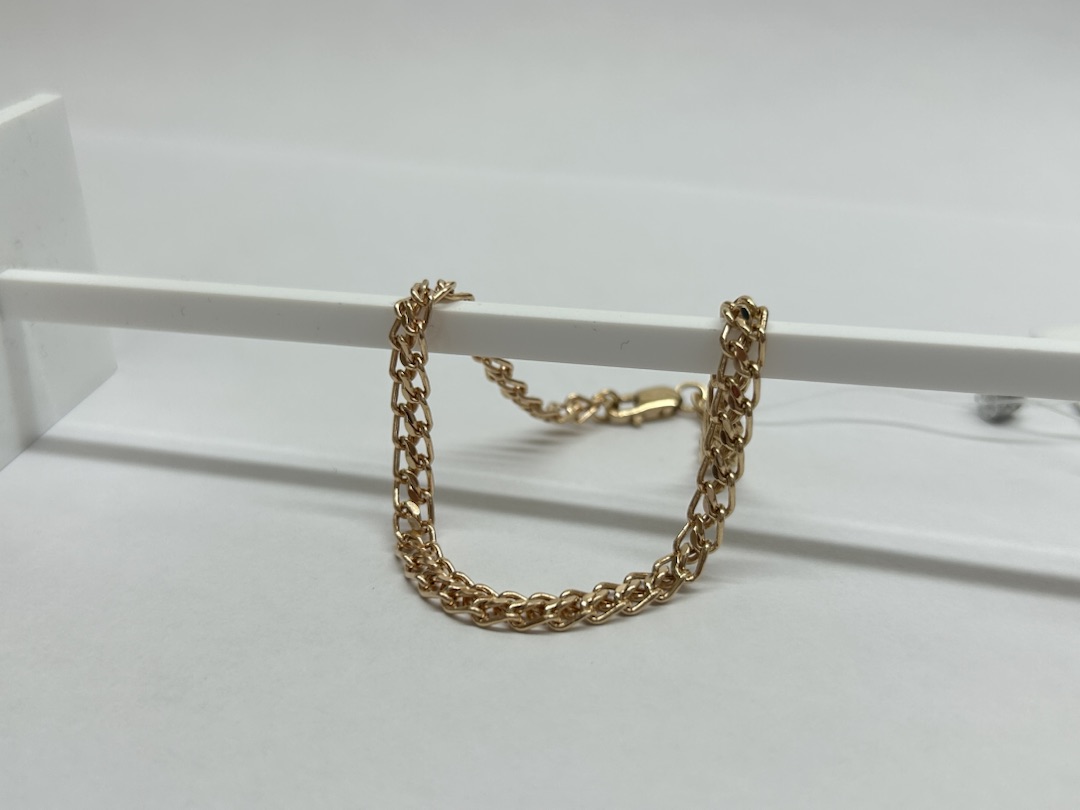 БРАСЛЕТ ПУСТОТЕЛЫЙ Царь (Au 585)