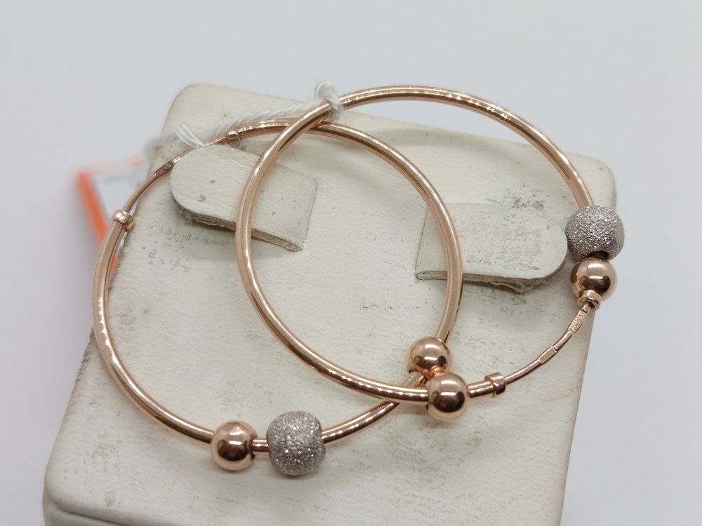 СКОН585 СЕРЬГИ КОНГО (Au 585)
