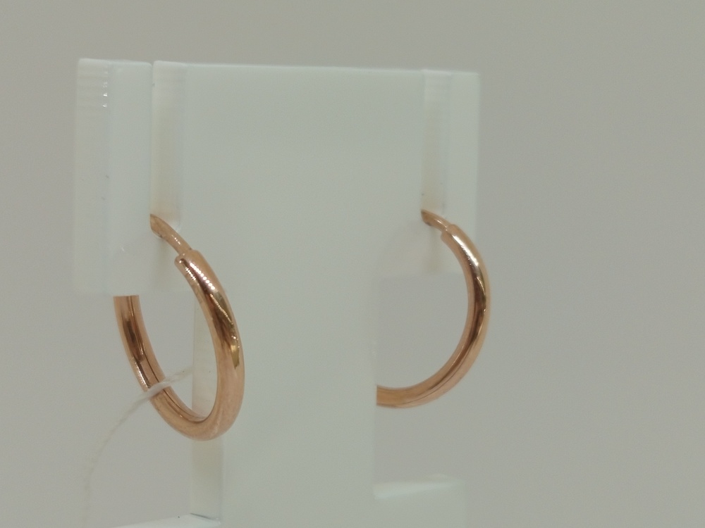 СЕРЬГИ КОНГО без камня (Au 585)