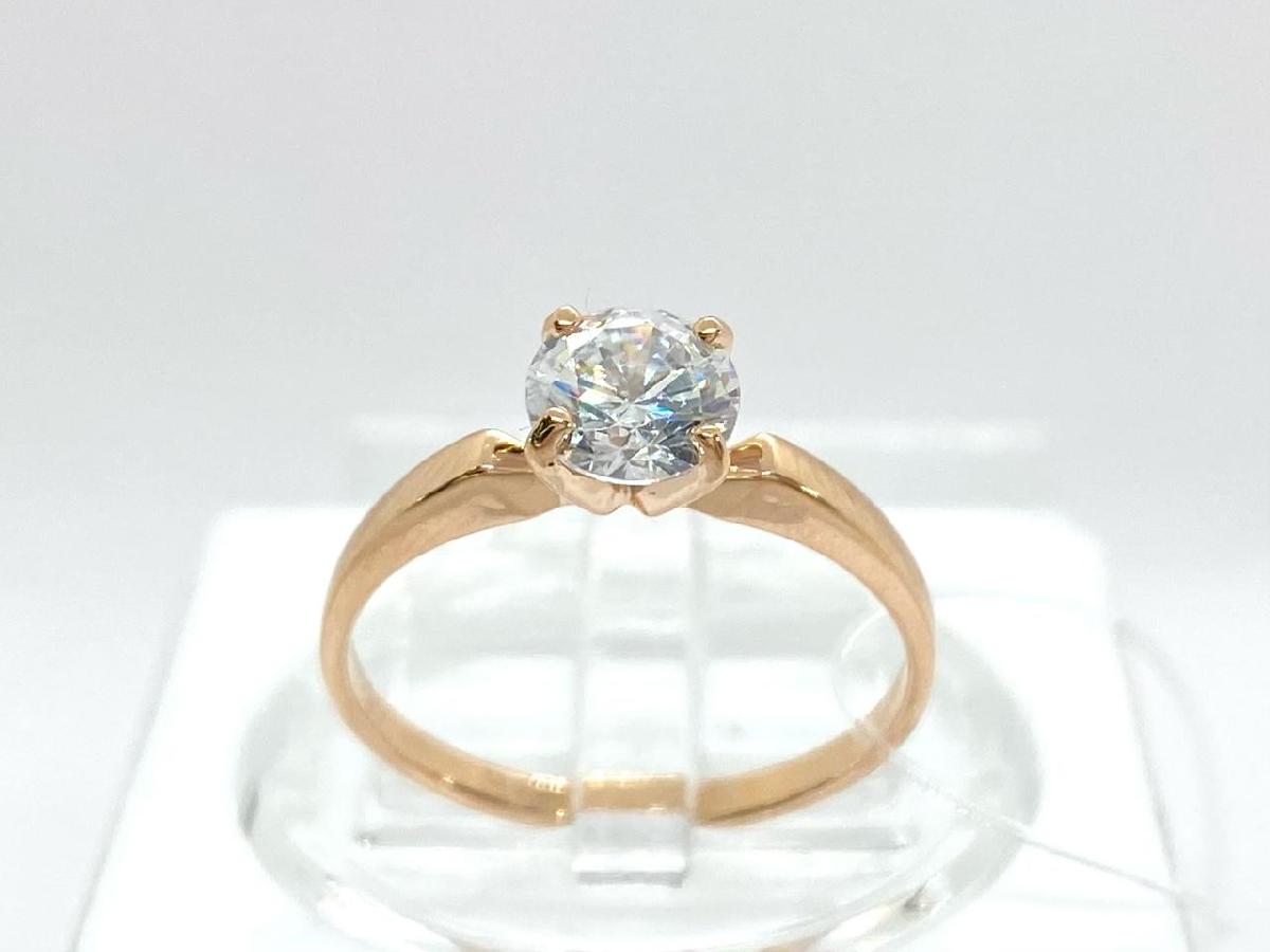 010184 КОЛЬЦО С КАМНЕМ (Au 585)