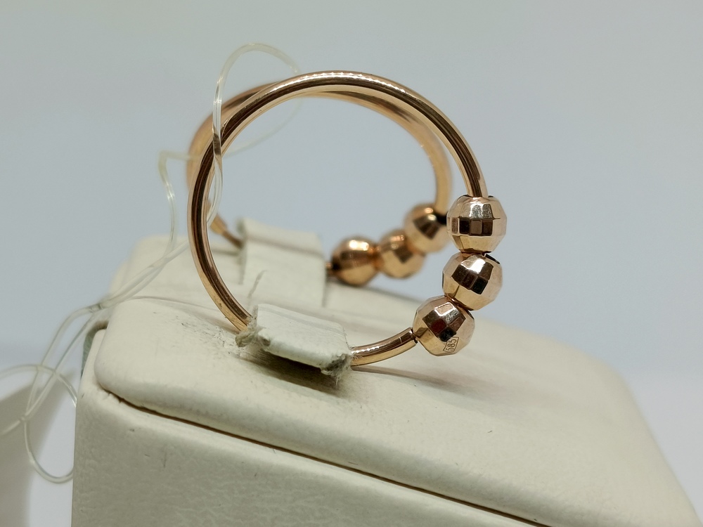 СЕРЬГИ КОНГО без камня (Au 585)