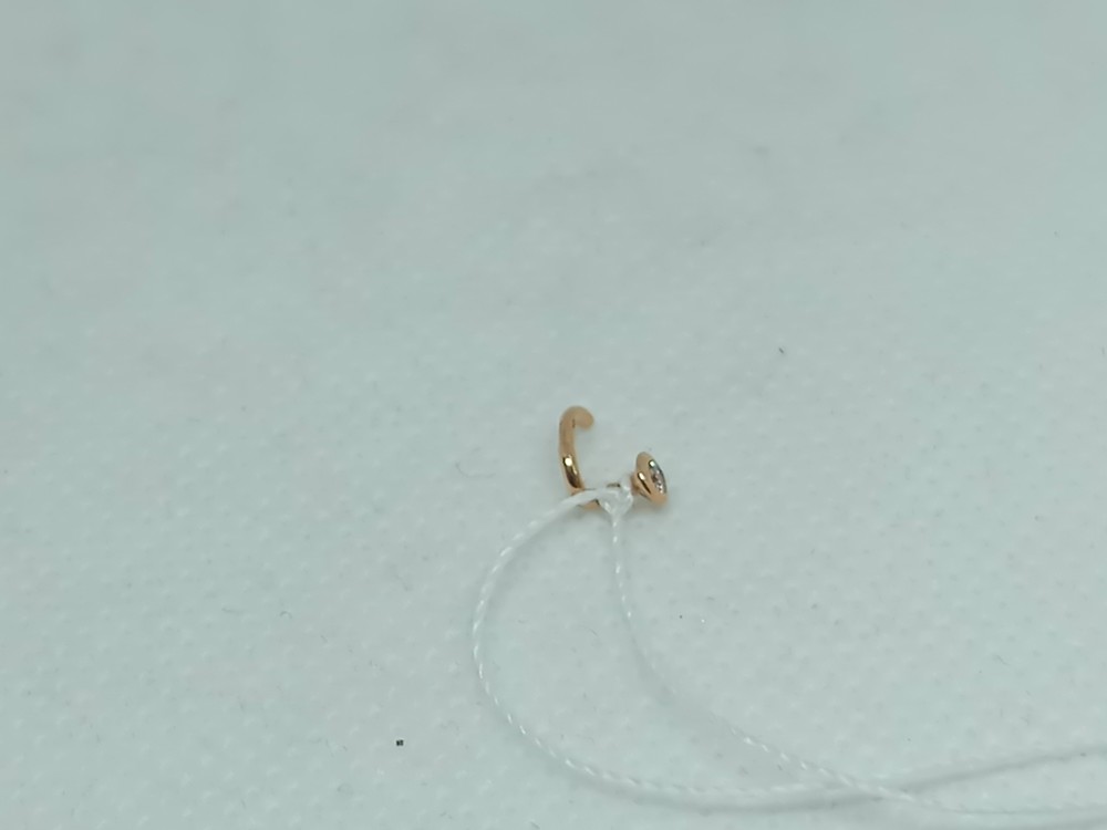 ПИРСИНГ В НОС с камнем (Au 585)