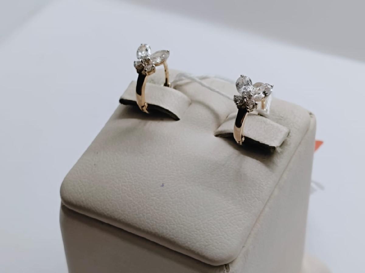 СЕРЬГИ С КАМНЯМИ (Au 585)