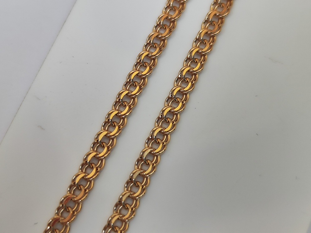 ЦЕПЬ ПУСТОТЕЛАЯ Бисмарк (Au 585)