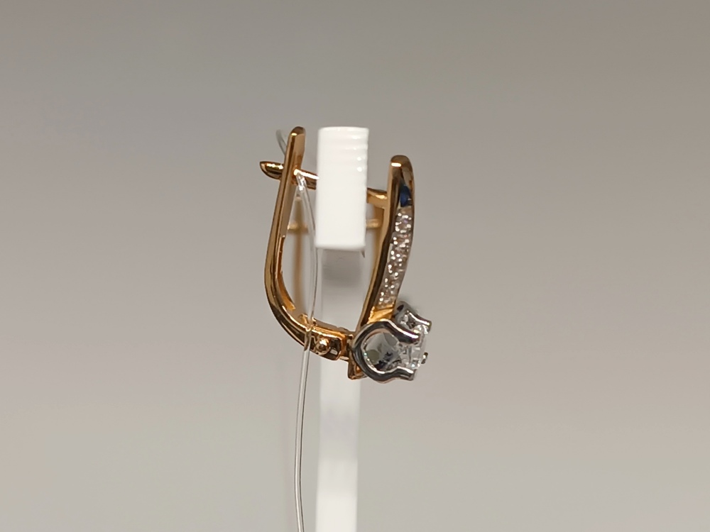 СЕРЬГИ С КАМНЯМИ (Au 585)