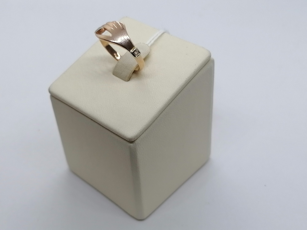 КОЛЬЦО С КАМНЯМИ (Au 585)