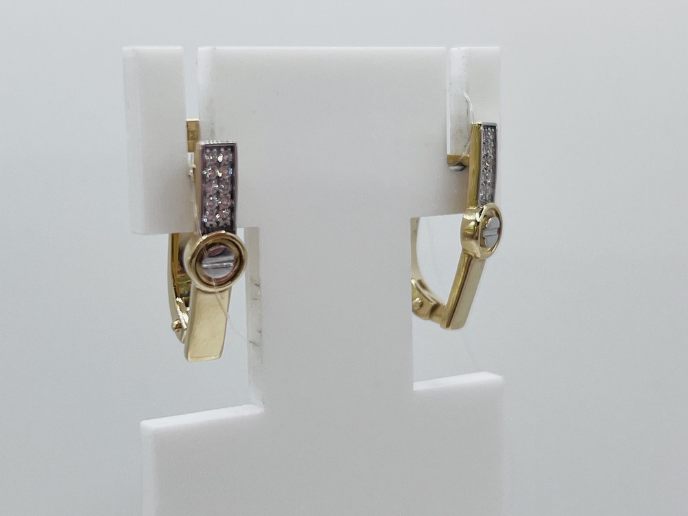 СЕРЬГИ С КАМНЯМИ (Au 585)