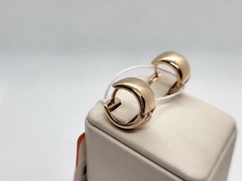 СБКМ585 СЕРЬГИ БЕЗ КАМНЯ (Au 585)