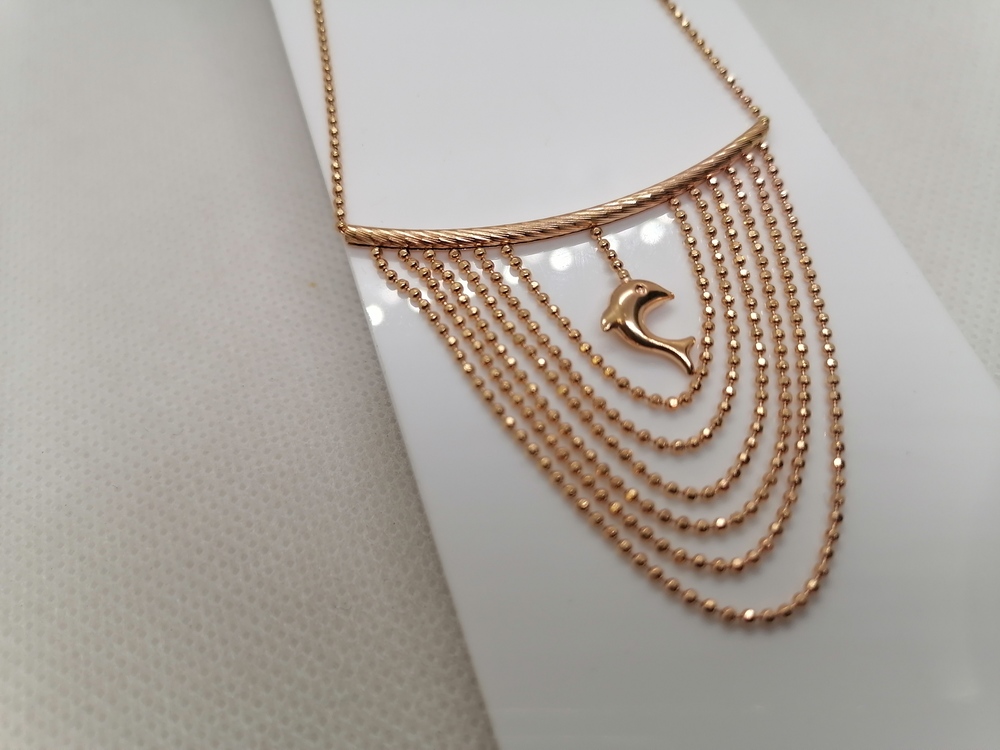 КОЛЬЕ БЕЗ КАМНЯ Au 585