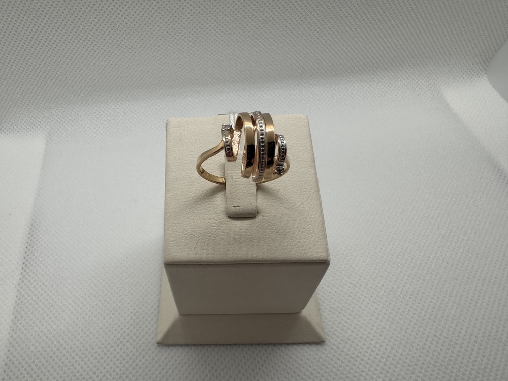 КОЛКМИ585 КОЛЬЦО С КАМНЯМИ (Au 585)