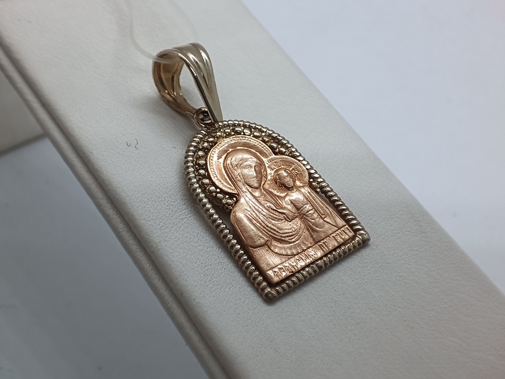 1802БК ПОДВЕСКА ИКОНА без камня (Au 585)