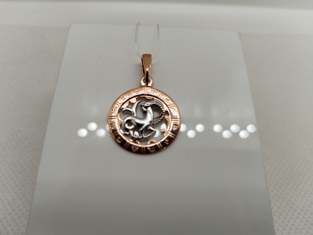 5234/козерог ПОДВЕСКА ЗНАК ЗОДИАКА КОЗЕРОГ (Au 585)