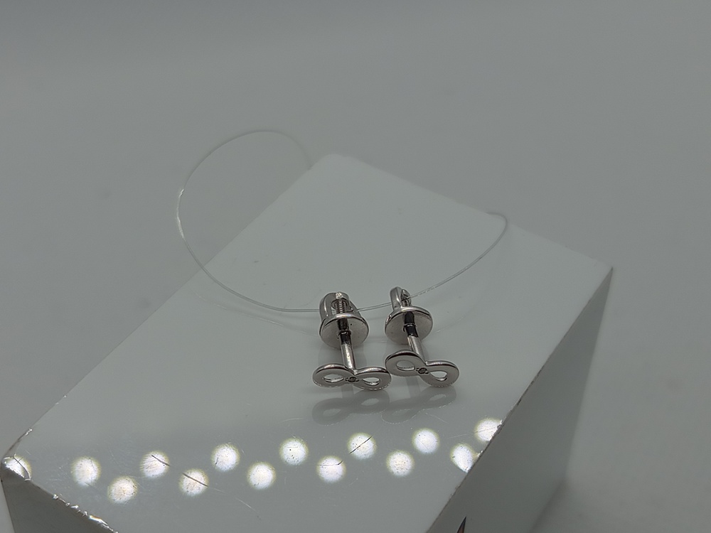 СЕРЬГИ БРИЛЛИАНТ (Ag 925)