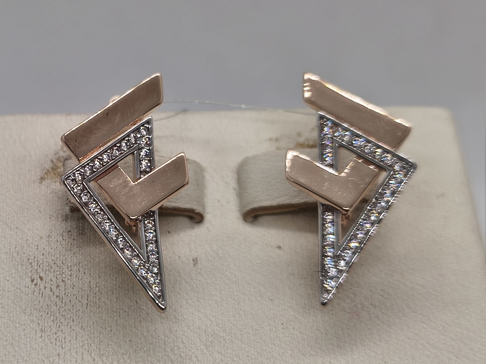 СЕРЬГИ С КАМНЯМИ (Au 585)