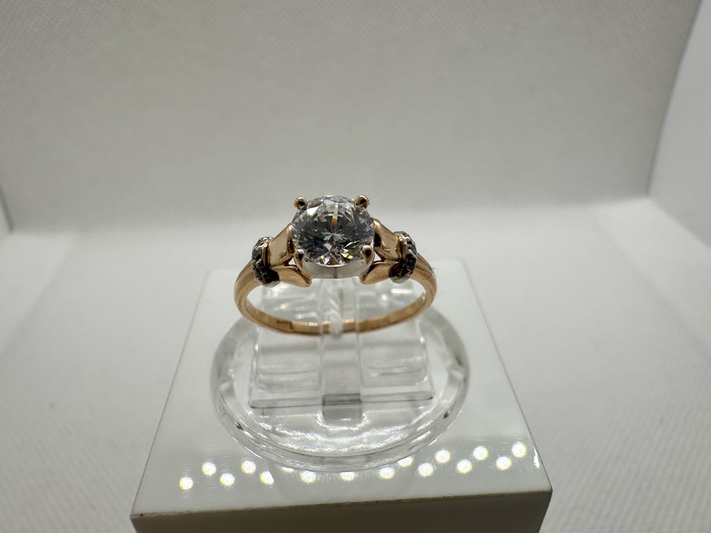 КОЛКМИ585 КОЛЬЦО С КАМНЯМИ (Au 585)