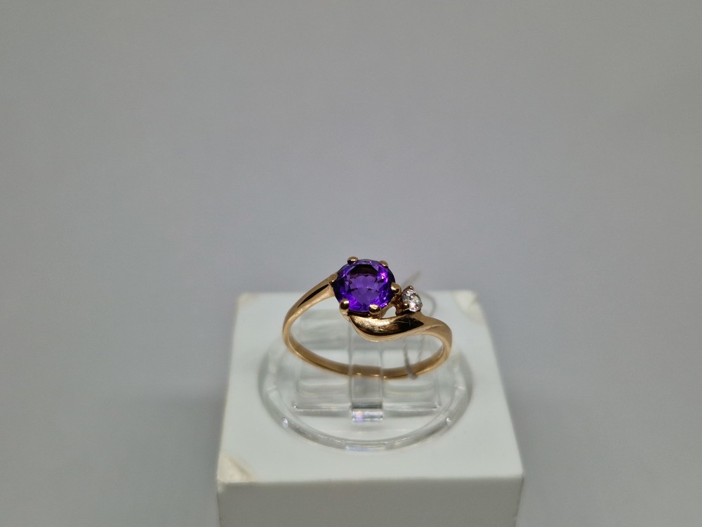 КОЛКМИ585 КОЛЬЦО С КАМНЯМИ (Au 585)