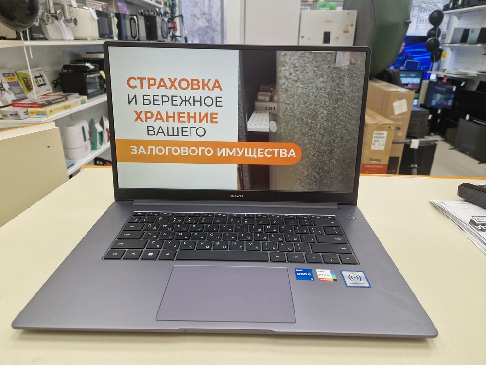 Ноутбук Huawei MateBook D15; Core I5-1155G7, Iris(R) Xe Graphics, 16 Гб, 512 GB, Нет