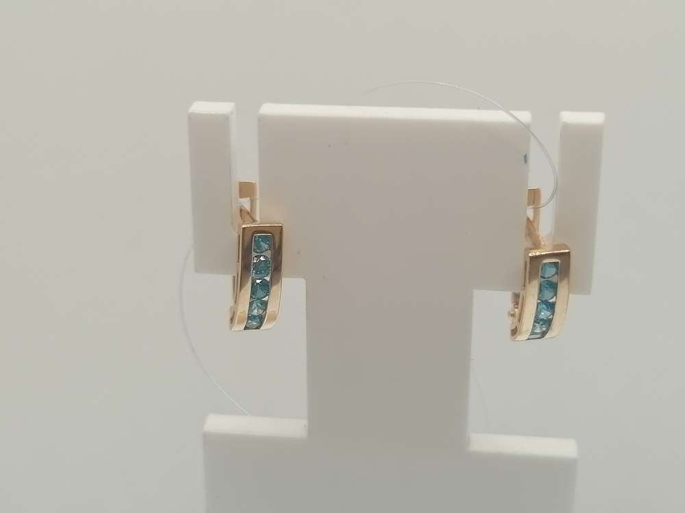 СЕРЬГИ С КАМНЯМИ (Au 585)