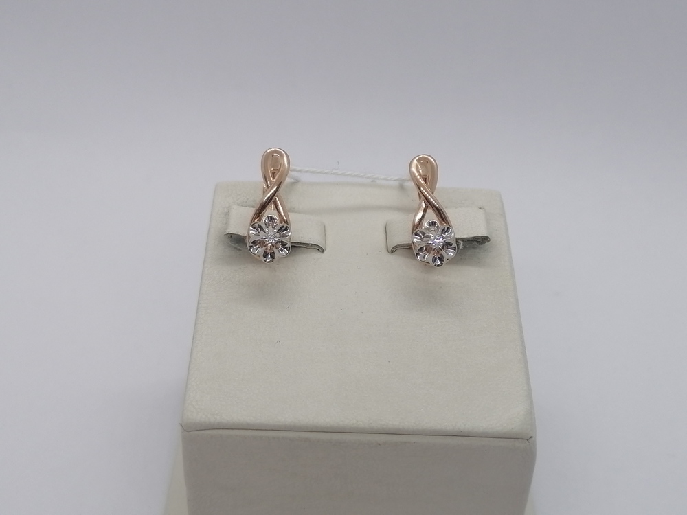 СЕРЬГИ БРИЛЛИАНТ (Au 585)