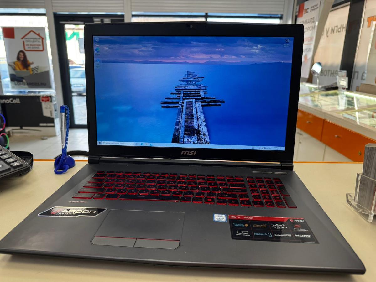 Ноутбук MSI; Core i7-8750H, GeForce GTX 1050 Ti, 16 Гб, 128 Гб, 1 Tb