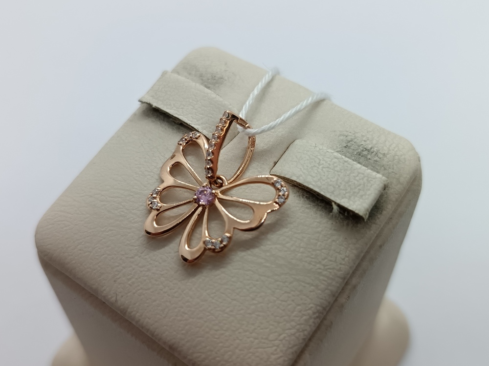 ПОДВЕСКА С КАМНЯМИ (Au 585)