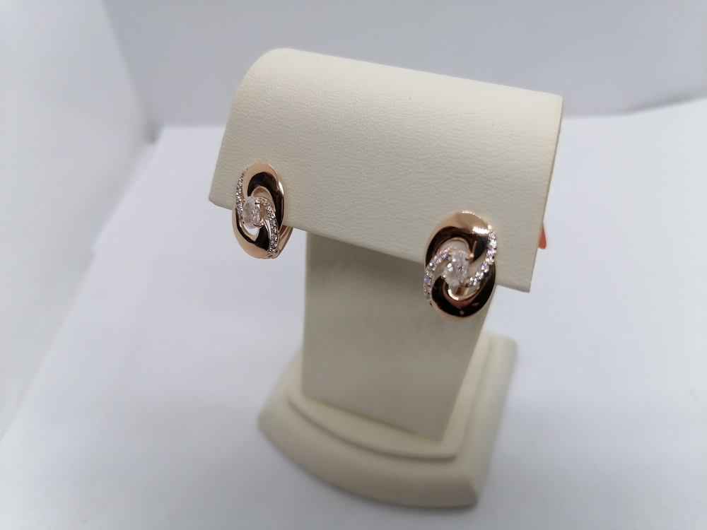 СЕРЬГИ С КАМНЯМИ (Au 585)