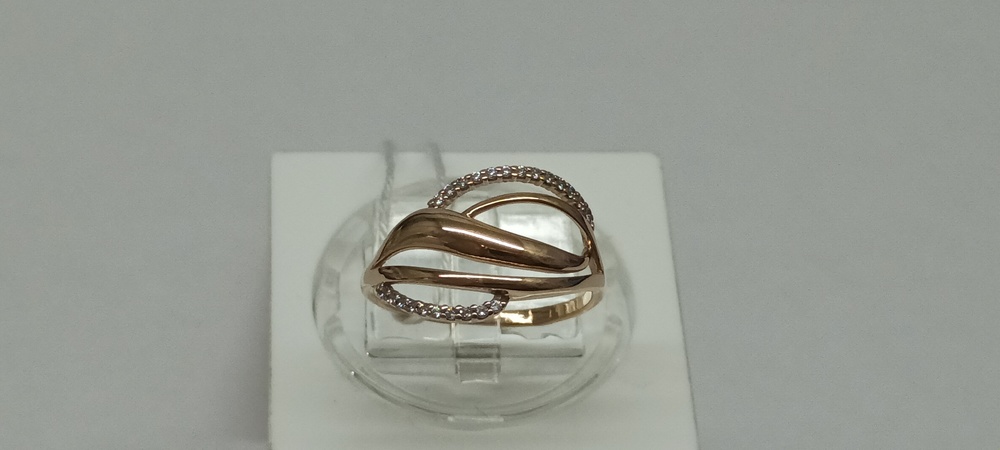 КОЛКМИ585 КОЛЬЦО С КАМНЯМИ (Au 585)