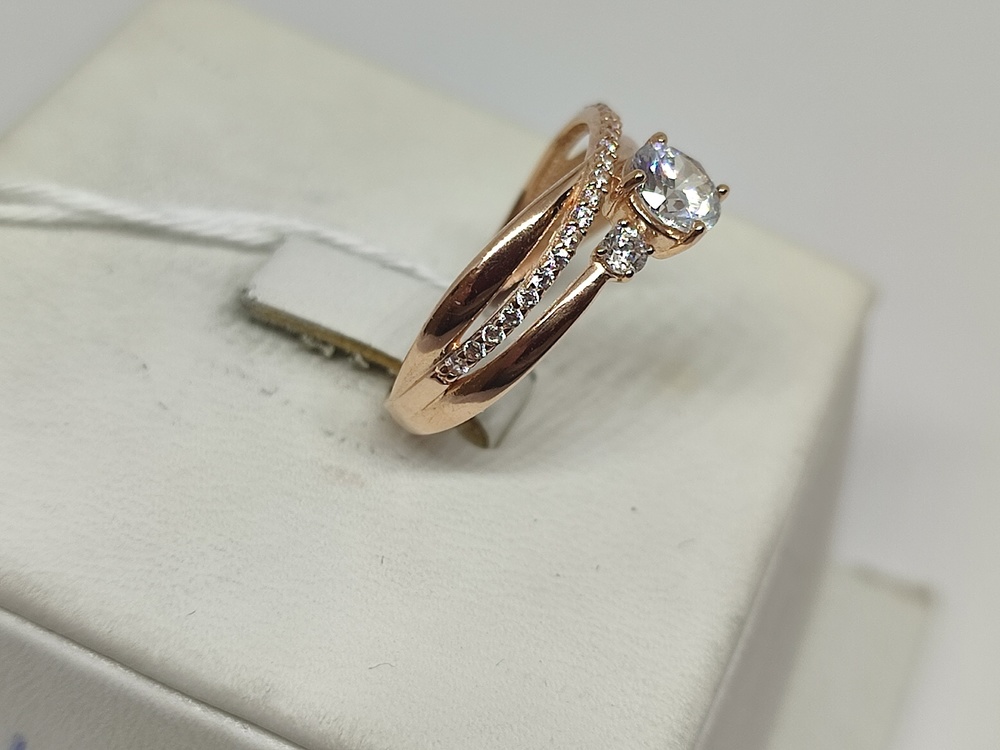 КОЛКМИ585 КОЛЬЦО С КАМНЯМИ (Au 585)