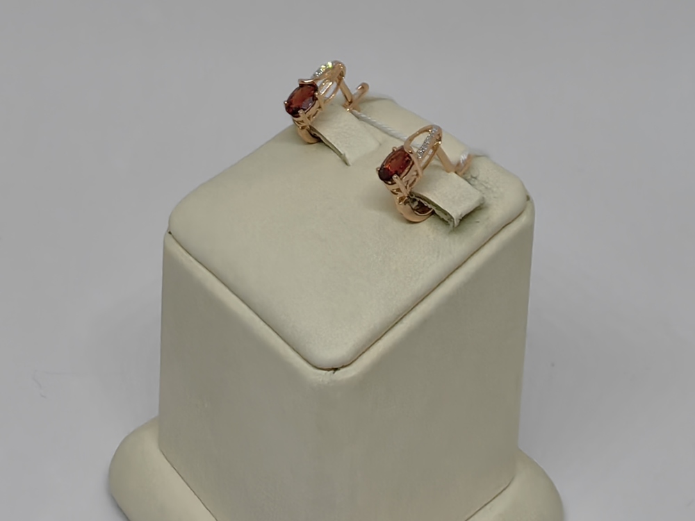 СЕРЬГИ С КАМНЯМИ (Au 585)