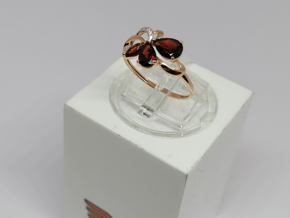 КОЛКМИ585 КОЛЬЦО С КАМНЯМИ (Au 585)