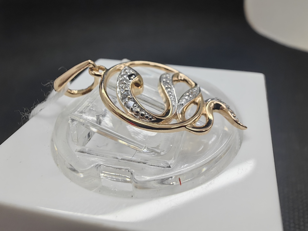 ПОДКМИ585 ПОДВЕСКА С КАМНЯМИ (Au 585) ПОДКМИ585 ПОДВЕСКА С КАМНЯМИ (Au 585)