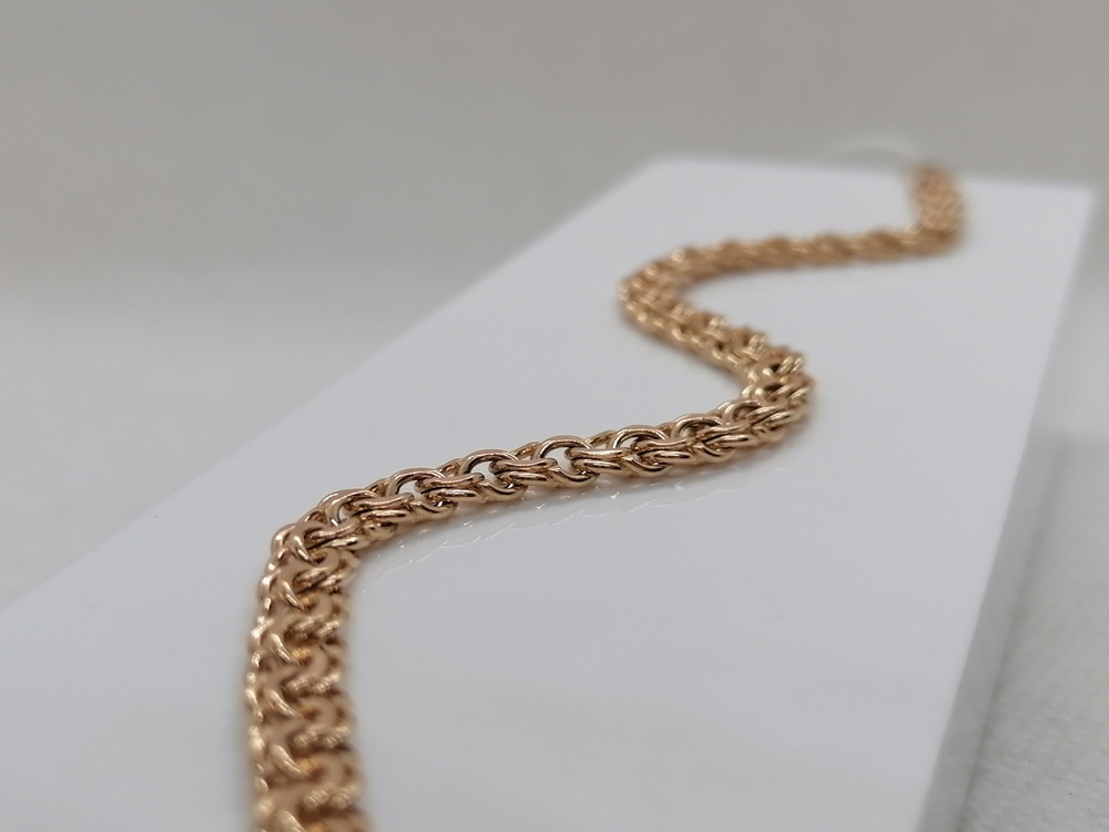 БЛБ585 БРАСЛЕТ ПОЛНОВЕСНЫЙ Бисмарк (Au 585)