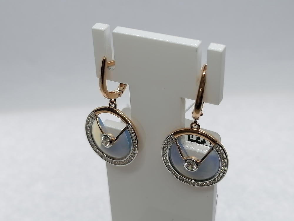 СЕРЬГИ С КАМНЯМИ (Au 585)