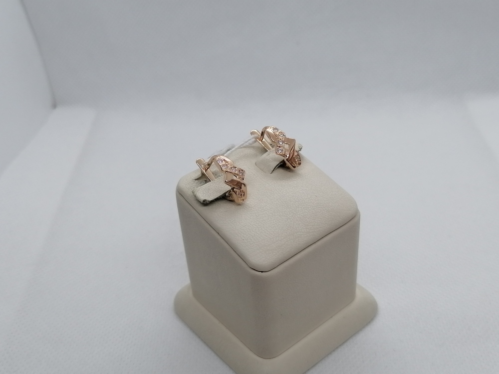 СЕРЬГИ С КАМНЯМИ (Au 585)