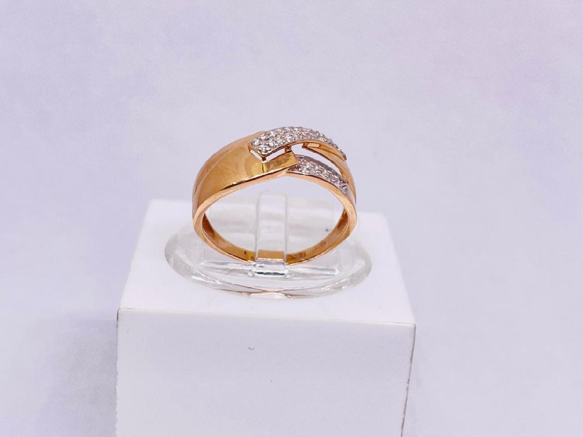 КОЛЬЦО С КАММНЯМИ (Au 585)