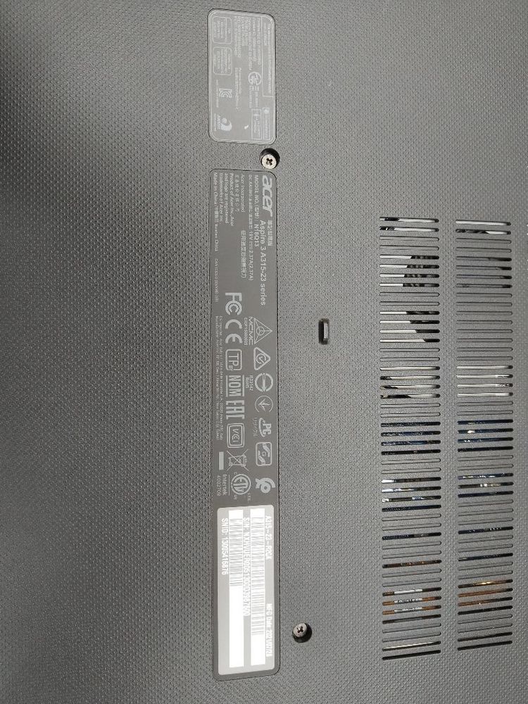 Ноутбук Acer Aspire 3 A315-23; Ryzen 3 3250U, AMD Radeon (TM) Graphics, 8 Гб, 256 Гб, Нет
