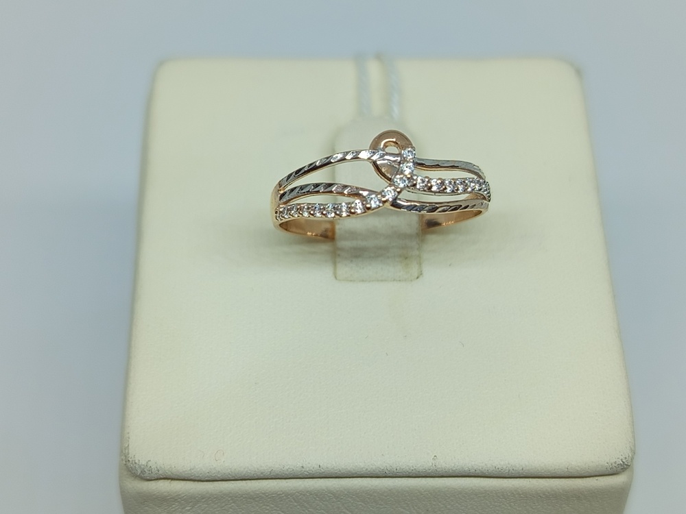 КОЛКМИ585 КОЛЬЦО С КАМНЯМИ (Au 585)