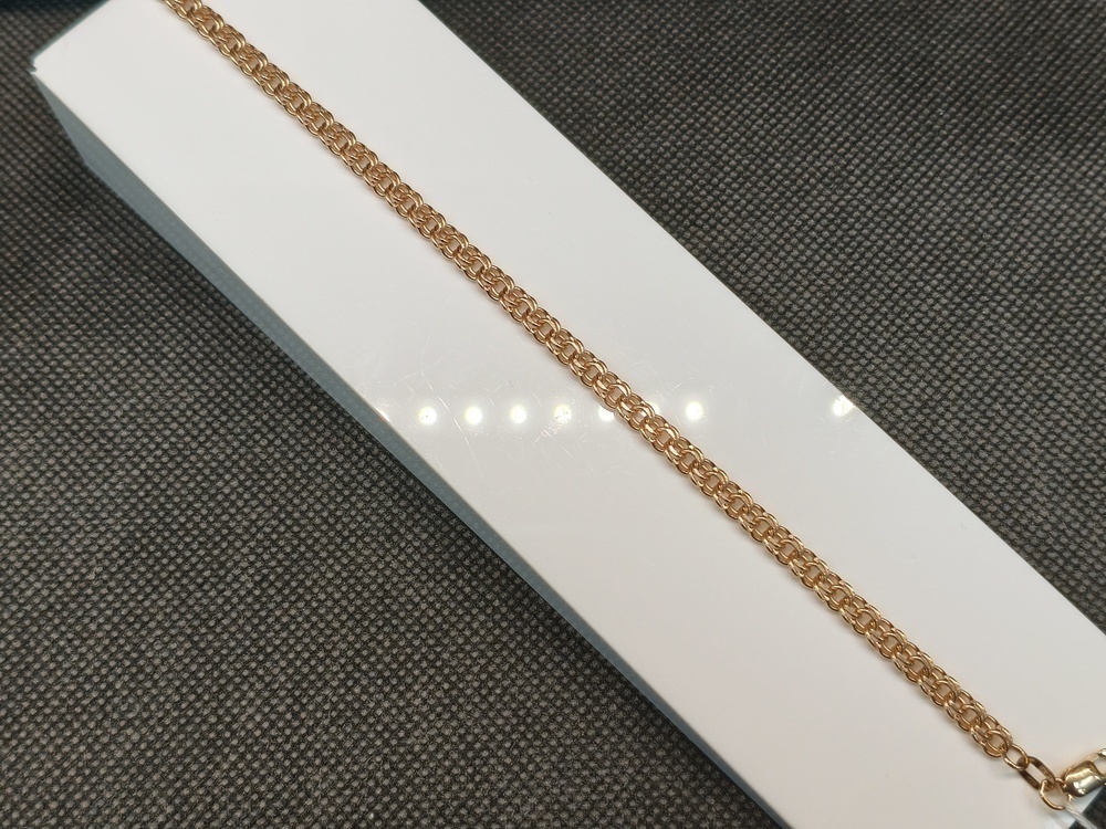 БРАСЛЕТ ПУСТОТЕЛЫЙ Бисмарк Au 585