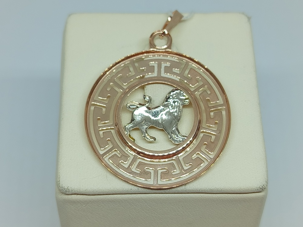 ПОДВЕСКА ЗНАК ЗОДИАКА ЛЕВ (Au 585)