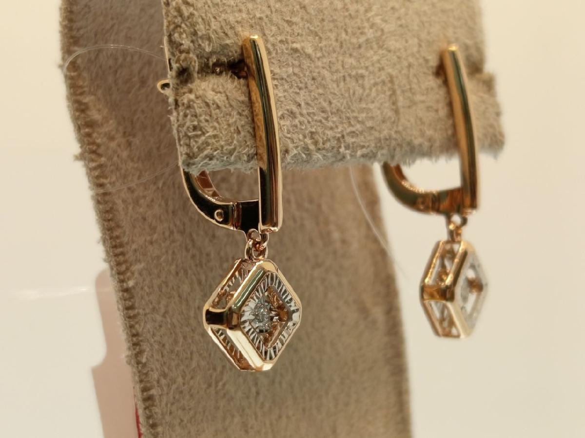 СЕРЬГИ БРИЛЛИАНТ (Au 585)