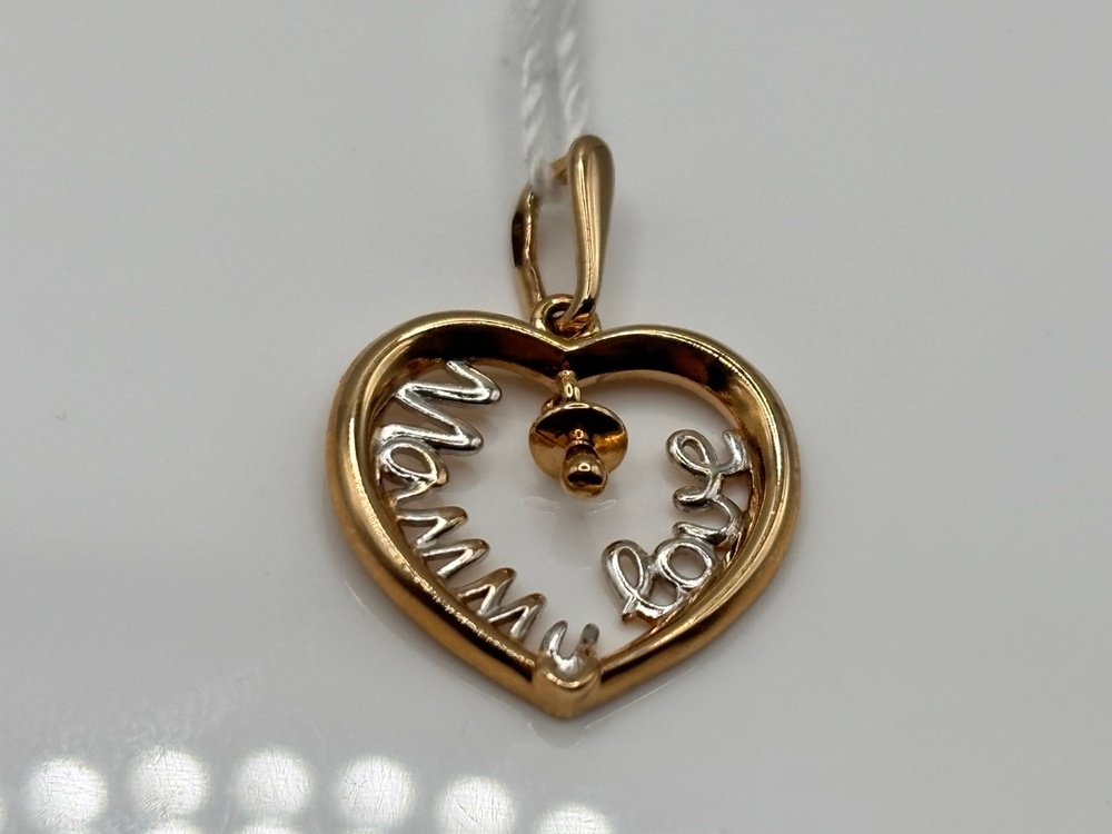 ПОДВЕСКА БЕЗ КАМНЯ Au 585