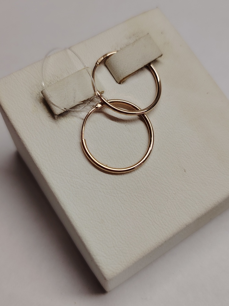 СЕРЬГИ КОНГО без камня (Au 585)