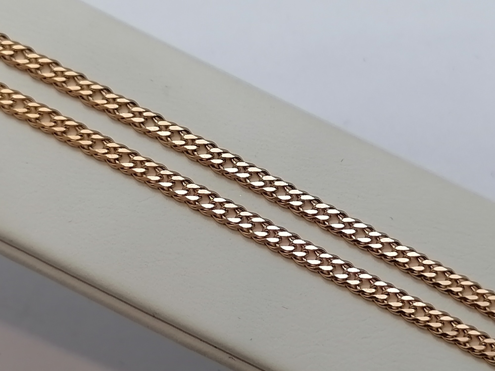 ЦЛР2585 ЦЕПЬ ПОЛНОВЕСНАЯ Ромб двойной (Au 585)