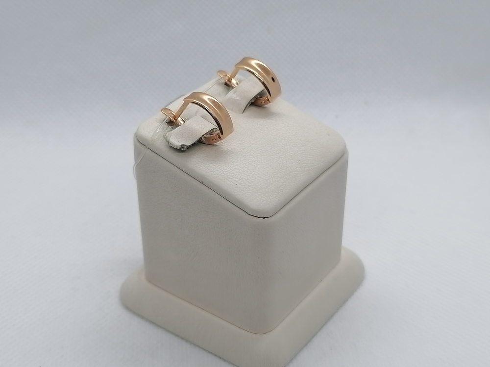 СЕРЬГИ БЕЗ КАМНЯ (Au 585)