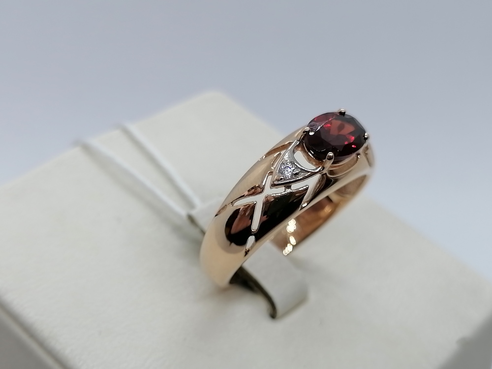 КОЛКМИ585 КОЛЬЦО С КАМНЯМИ (Au 585)