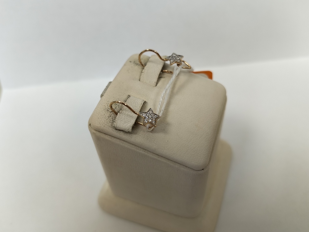 СЕРЬГИ С КАМНЯМИ (Au 585)