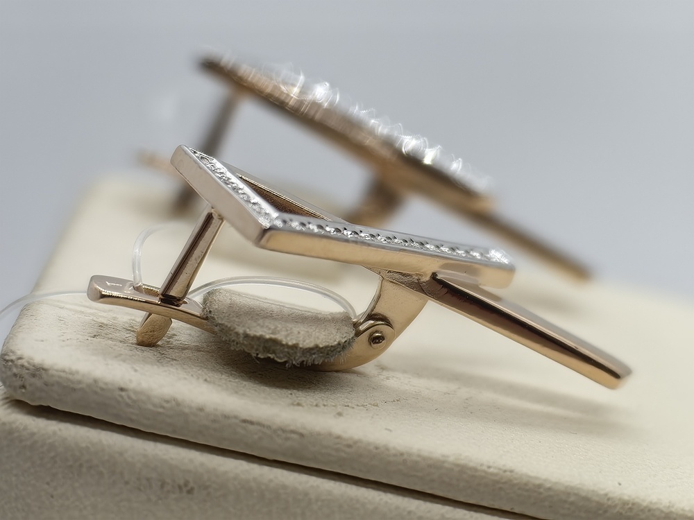 СЕРЬГИ С КАМНЯМИ (Au 585)